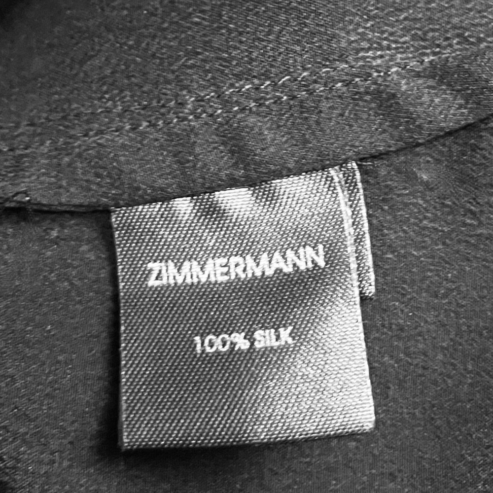 Authentic ZIMMERMAN Black 100% Silk sleeveless cami "M"   This top is perfect.